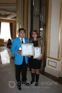 Призеры золотого нагрудного знака "Уркер - гордость Алматы"