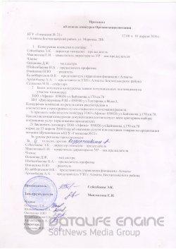 Протокол об  итогов конкурса организация питания  