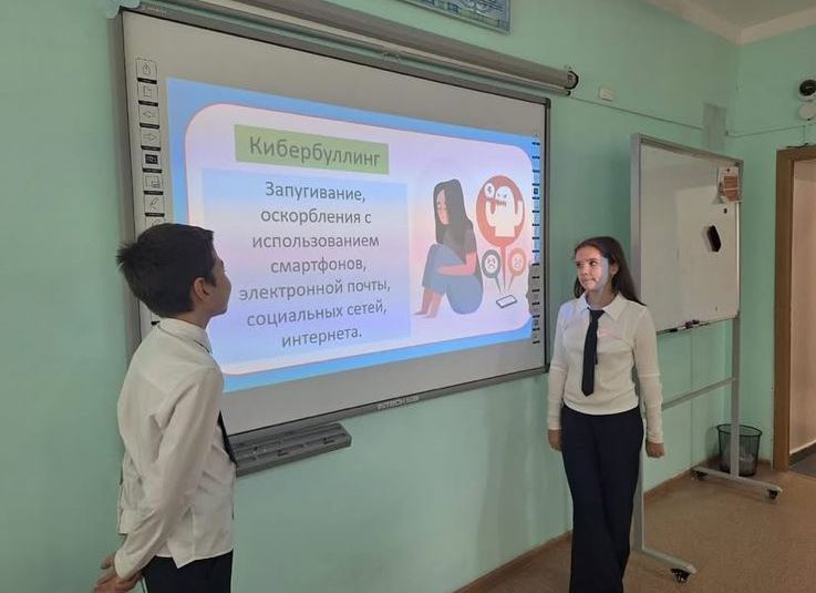 21 Гимназияда 5-11 сынып оқушылары арасында Жалпыға бірдей құқықтық оқыту сабақтары өткізілді